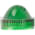 Square D 9001-G9 Lens Domed 30mm Green Product Image