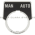 Square D 9001-KN343 Legend Plate Black | Man  Auto Product Image