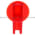 Square D 9001-R24 Red Lever Knob Product Image