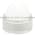 Square D 9001-W2 Glass White Cap for Standard Push to Test 95283 Product Image