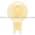 Square D 9001-W24 White Long Knob Product Image
