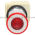 Square D 9001KR8P6R Button-Momentary Contact Push-Pull Illuminated Mushroom Head Product Image