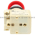 Square D 9001KR8P6R Button-Momentary Contact Push-Pull Illuminated Mushroom Head Product Image