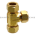 Swagelok B-1210-3 Union Tee Brass Fitting Product Image