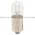 Telemecanique DL1 CE048 clear incandescent bulb with BA9s base - 48 V / 2.6 W Product Image