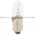 Telemecanique DL1CE130 clear incandescent bulb with BA9s base - 130 V / 2.6 W Product Image