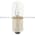 Telemecanique DL1CE130 clear incandescent bulb with BA9s base - 130 V / 2.6 W Product Image