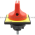 Telemecanique KCD1PZ TeSys VARIO / Mini VARIO - front and red rotary handle - 1 to 3 padlocking Product Image