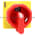 Telemecanique KCD1YZ TeSys VARIO / Mini VARIO - front and red rotary handle - 1 to 3 padlocking Product Image