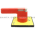 Telemecanique KCF3PZ TeSys VARIO - front and red rotary handle - 1 to 3 padlocking Product Image