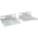 Telemecanique LA7F902 mounting plate LA7F - for TeSys LR9F7/F8 Product Image