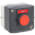 Telemecanique XALD111 dark grey station - 1 red flush pushbutton Ø22 spring return 1NO &quot;Arret&quot; Product Image