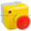 Telemecanique XALK178E yellow station - 1 red mushroom head pushbutton Ø40 turn to release 1NO+1NC Product Image
