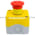 Telemecanique XALK178E yellow station - 1 red mushroom head pushbutton Ø40 turn to release 1NO+1NC Product Image