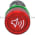Telemecanique XB5 KS2B4 Continous Or Intermittent Illuminated Red Buzzer Product Image