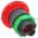 Telemecanique ZB5 AW743 Illuminated Mushroom Pushbutton Head Product Image