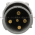 Thomas & Betts DS1516MRA00 MaxGard Male Inlet With Angle Adapter Product Image