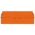 Wago 280-326 End Plate | Orange | 2800326 Product Image