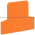 Wago 281-309 End Plate | Orange | 2810309 Product Image