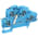 Weidmuller 1791040000 Terminal Block | ZDK 2.5-2V BL Product Image
