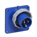 ABB 216BAU6W Inlet, panel mounting, 6h, 16A, IP67, unified flange, angled, 2P+E Product Image