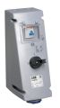 ABB 216MPR6 Switched interlocked socket-outlet with RCD, 6h, 30mA, 16A, IP44, 2P+E Product Image