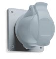 ABB 216RU4 Socket-outlet, panel mounting, 4h, 16A, IP44, unified flange, straight, 2P+E Product Image