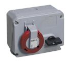 ABB 316MHS11W Switched interlocked socket-outlet, 11h, 16A, IP67, 3P+E Product Image
