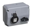 ABB 316MHS5 Switched interlocked socket-outlet, 5h, 16A, IP44, 3P+E Product Image