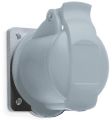 ABB 316R5 Socket-outlet, panel mounting, 5h, 16A, IP44, minimized flange, straight, 3P+E Product Image