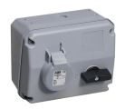 ABB 332MHS10W Switched interlocked socket-outlet, 10h, 32A, IP67, 3P+E Product Image