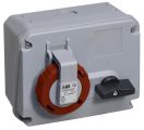 ABB 332MHS3W Switched Interlocked Socket-Outlet | 2CMA167853R1000 Product Image