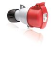 ABB 432-C6 Connector, 6h, 32A, IP44, 3P+N+E Product Image