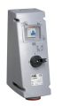 ABB 432MPR6 Switched interlocked socket-outlet with RCD, 6h, 30mA, 32A, IP44, 3P+N+E Product Image