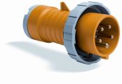 ABB 432P4W Plug, 4h, 32A, IP67, 3P+N+E Product Image