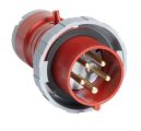 ABB 432P6W Plug, 6h, 32A, IP67, 3P+N+E Product Image