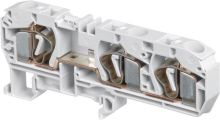 ABB D10/10.3L-1SNA290423R2700 D10/10.3L Spring Terminal Blocks - Feed-through with 3 connections - Grey Product Image