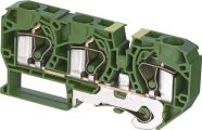 ABB D16/12.P.3L D16/12.P.3L Spring Terminal Blocks - Ground with 3 connections - Green-Yellow Product Image