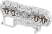 ABB D2.5/5.4L-1SNA290015R2100 D2.5/5.4L Spring Terminal Blocks - Feed-through with 4 connections - White Product Image