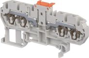ABB D2.5/5.SNB.4L-1SNA290141R0400 D2.5/5.SNB.4L Spring Terminal Blocks - Disconnect with blade - Grey, Orange Product Image