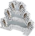 ABB D2.5/5.T3.L D2.5/5.T3.L Spring Terminal Blocks - Triple deck - Grey Product Image