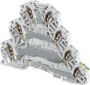 ABB D2.5/5.T3.P.L D2.5/5.T3.P.L Spring Terminal Blocks - Triple deck + Ground - Grey, Green-Yellow Product Image
