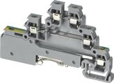 ABB D2.5/6.DPAL1 D2.5/6.DPAL1 Screw Clamp Terminal Blocks - Triple deck - Grey, Green/Yellow Product Image