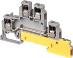 ABB D4/6.LLP D4/6.LLP Screw Clamp Terminal Blocks - Installation - Grey, Green-Yellow Product Image