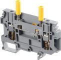 ABB D6/8.ST1.RS.IP20 D6/8.ST1.RS.IP20 Spring Loaded Screw Clamp Terminal Blocks - Test disconnect with a screwdriver sliding link - Grey Product Image