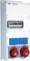 ABB M32/1 Modular Combi Metal, 32A, 1x3P+N+E 16A, 1x3P+N+E 32A, 250x574x179, 4x10/16A, IP44 Product Image