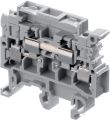 ABB M4/8.SFT M4/8.SFT Screw Clamp Terminal Blocks - For 5 x 20 and 5 x 25 fuses - with test socket - Grey Product Image