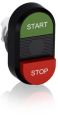 ABB MPD15-11B Double Pushbutton | MPD15-11B Product Image