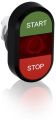 ABB MPD4-11R Double Pushbutton | MPD4-11R Product Image