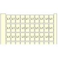 ABB RC55-1-100-HORIZONTAL RC55 Terminal Block Markers pre-printed 1->100 Horizontal Product Image
